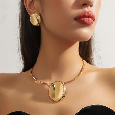 Fashion Stud Necklace For Women's Jewelry Set