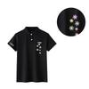 Li Ning Customizable Floral Print Casual Breathable Short Sleeve Polo Shirt Unisex Polo Shirts APLT137-1(TEAM702-A18)