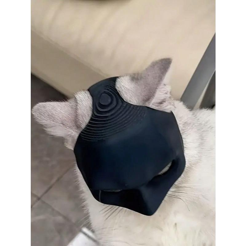 Adorable Cat Mask For Halloween, Christmas, Easter - Animal Theme Plastic Masquerade Costume Accessory, Plush, Face Mask