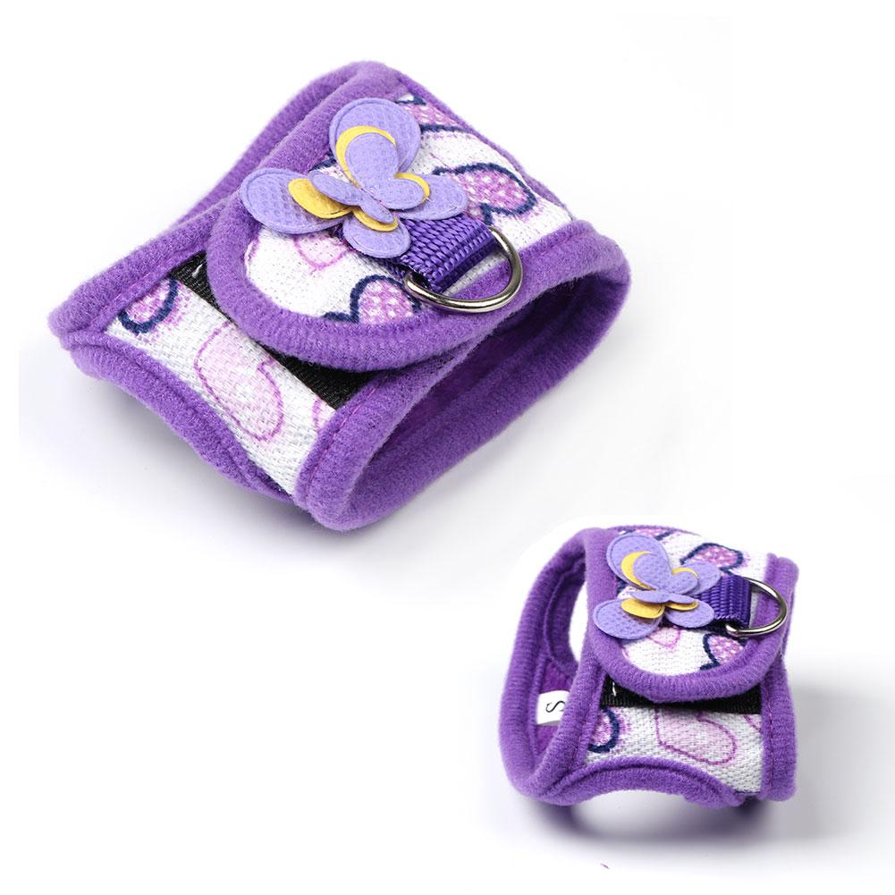 Small Pet Two-legged Chest Strap Outdoor Traction Rope Leash Clothes For Chinchilla Dutch Guinea Pig Breathable Denim Corset