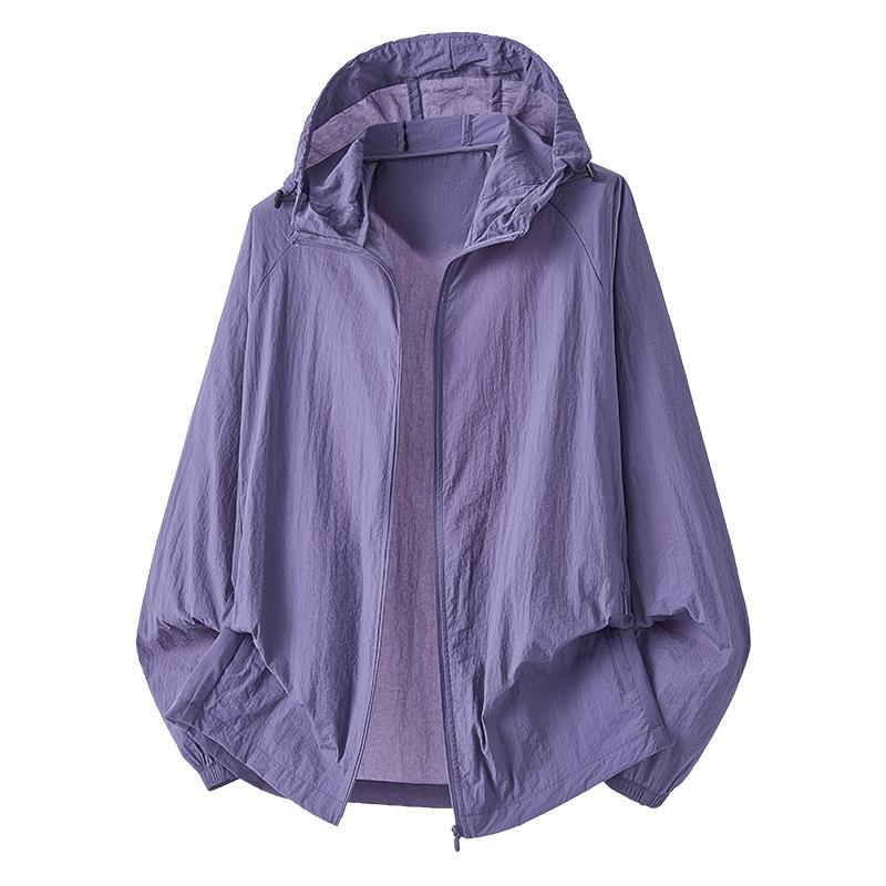 Oblečení s kapucí na ochranu proti slunci Ultratenké Prodyšné Lehké Venkovní UPF70+ košile na ochranu proti slunci