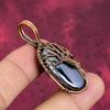 Tree Of Life Shungite Pendant Copper Wire Wrapped Pendant Gemstone Jewelry