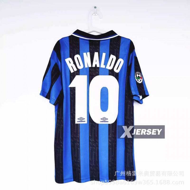 Klasické Retro Fotbalové Dresy Evropské Top Ligy Barcelona 2006 AC Milán 09/10 Inter Fotbalové Tréninkové Dresy