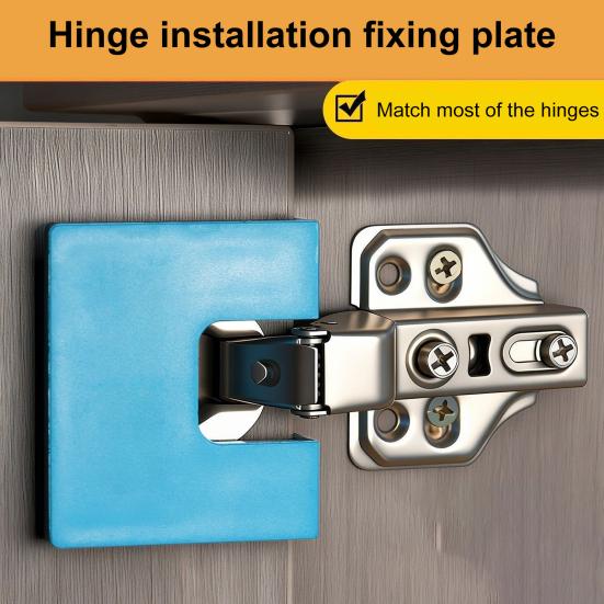 2/4/6Pcs Hinge Positioning Piece Magnetic Spacer for 2mm Door Gap Hands-Free Installation Cabinet Door Alignment