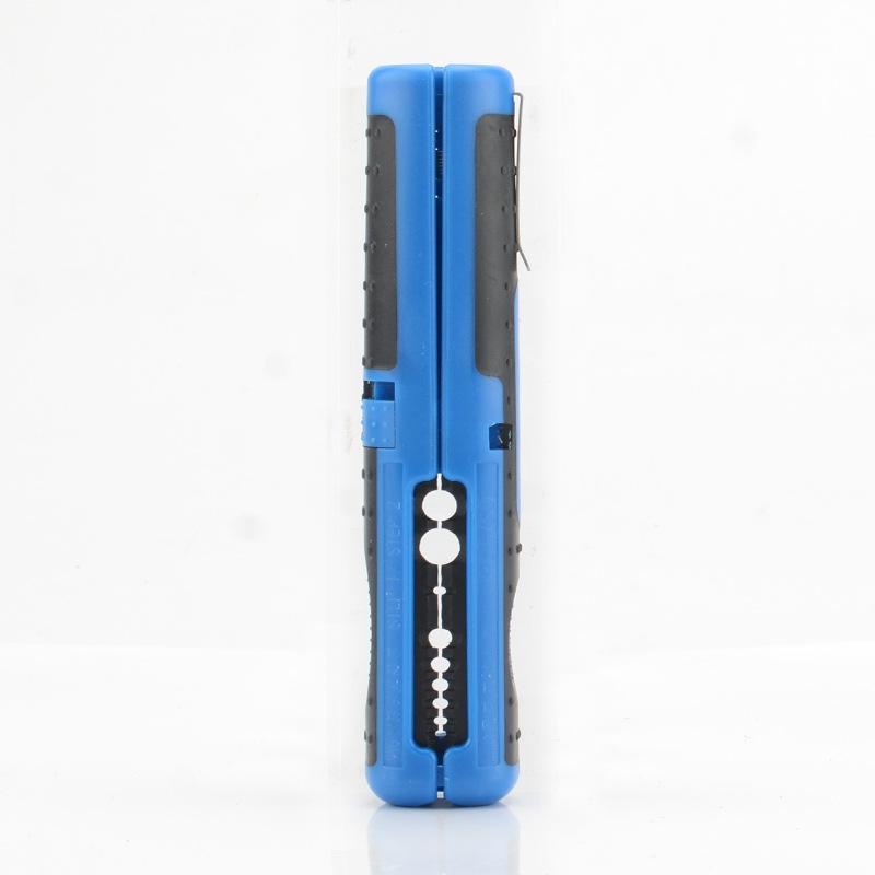 

Multifunctional Portable Cable Wire Stripper Cutter Pliers Anti‑Slip Handle Hardware Hand Tool With Pen Clip синій
