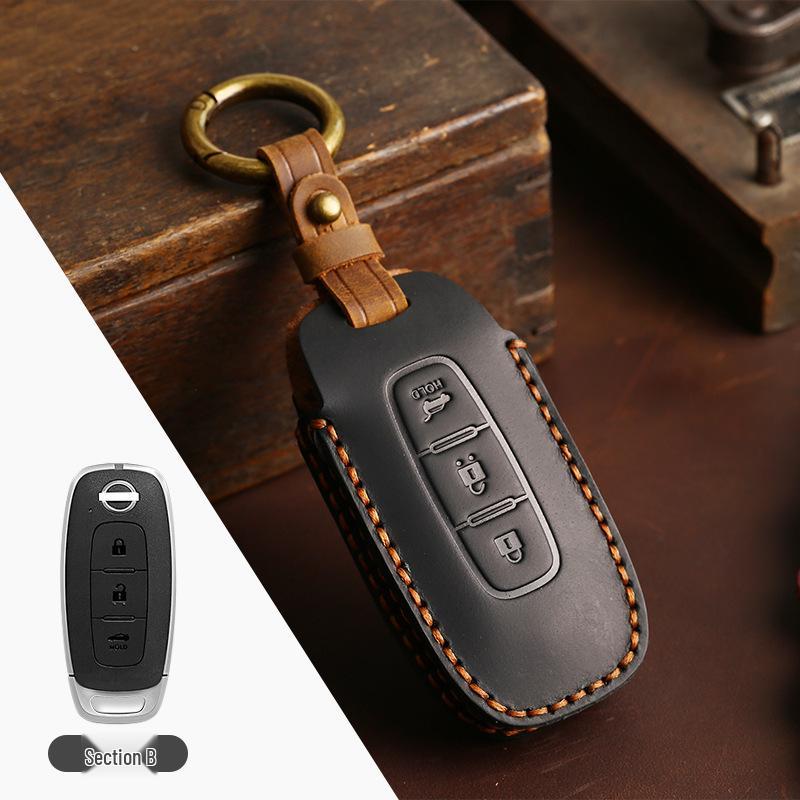 Nissan Key Case: Compatible with 23 Models Including Teana, Ariya, Sylphy, X-Trail, Tiida, Qashqai, and Kicks