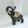 Delicate Elephant Figurine Elegant Resin Technology Perfect Desk Shelf Decoration for Birthday Housewarming