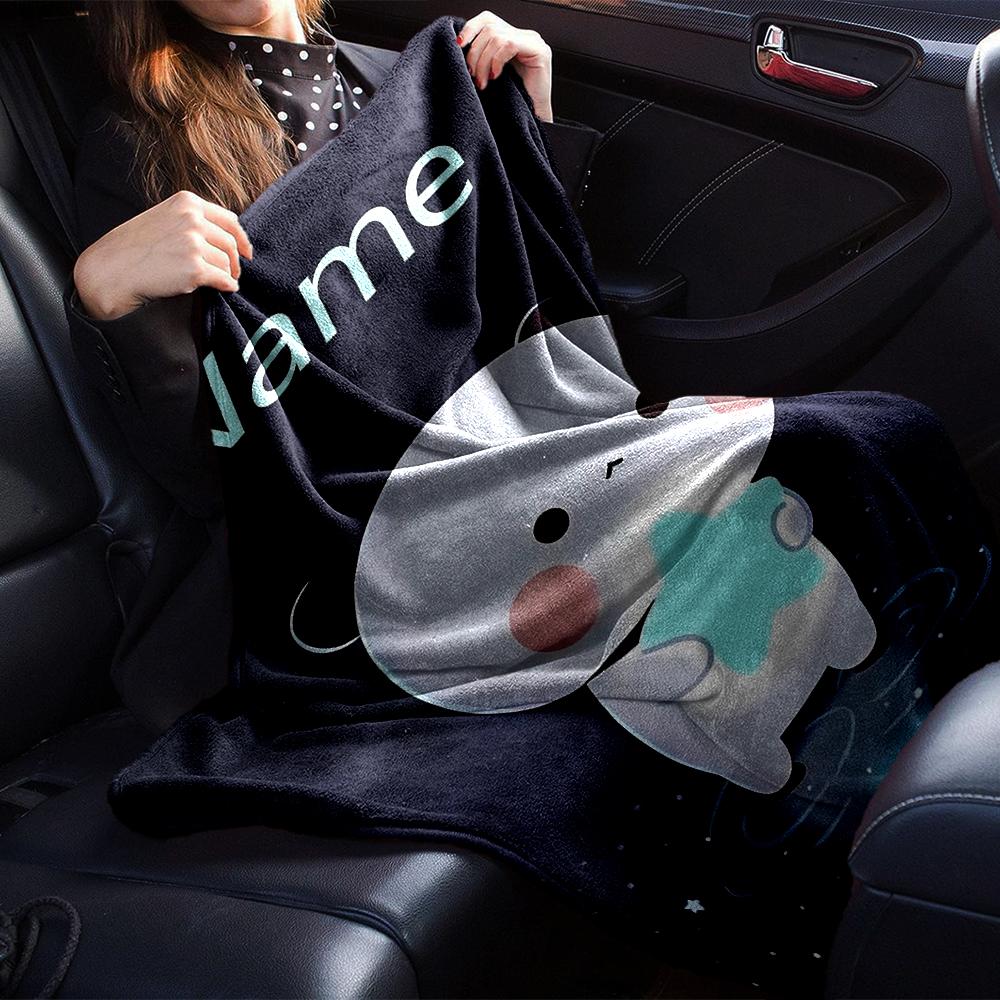 Personalizza Nome Personalità Bubu Dudu (3) Coperta Morbida e Calda per Divano, Ufficio, Letto, Viaggio, Pausa Pranzo, Regalo Adatto a Tutte le Stagioni