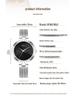 Oufanni Women's Sunburst Quartz Watch with Cowhide Strap – Waterproof, Fan-Shaped Versatile Design, Model 1643.