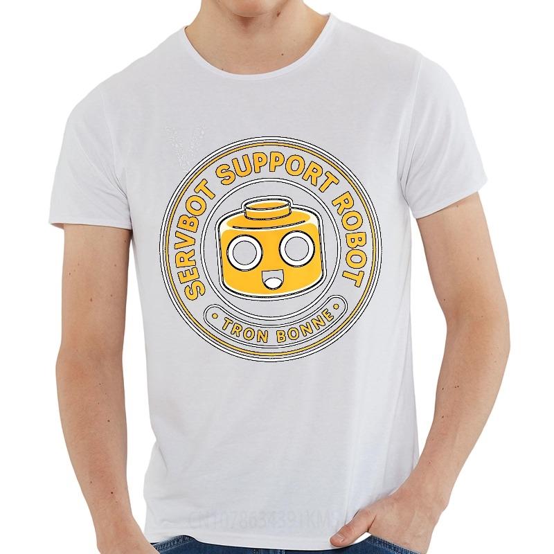 Cool Man Summer tshirt Servbot Support Robot Tron Bonne Short Sleeve Comfortable Round Neck Teenagers Tee Shirt Teeshirt Male