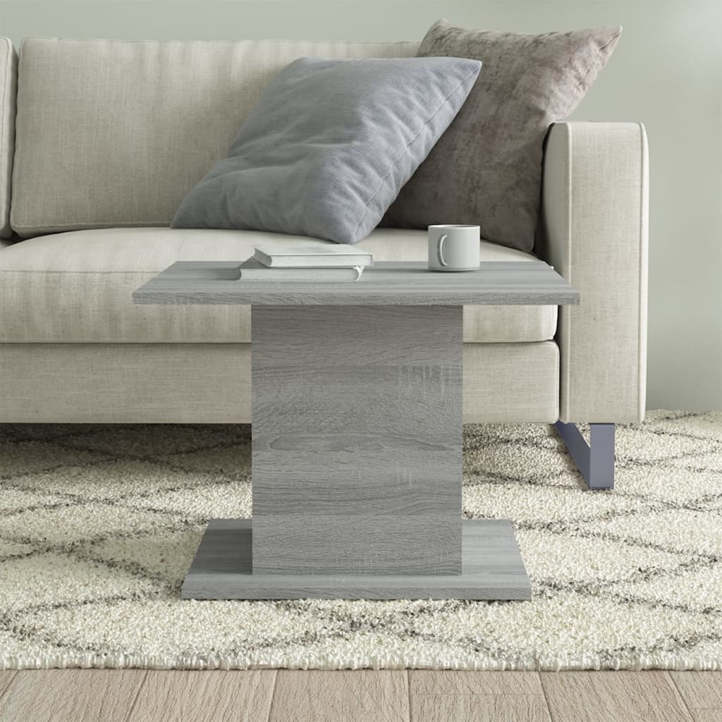 Coffee Table, Grey Sonoma Oak, 55.5x55.5x40 Cm