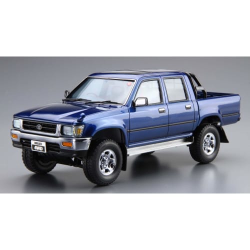Aoshima Bunka Kyozai (AOSHIMA) 1/24 Scale The Model Car No. 20 Toyota LN107 Hilux Pickup Double Cab 4WD 1994 Plastic Model