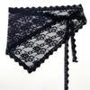 Trendy Lace Half Skirt Flower Embroidery Korean Spring Headscarf Lace Trim Apron  Skirt Accessories