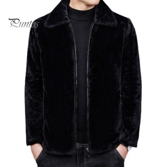

Мужское пальто с капюшоном и длинными рукавами, куртка из искусственного меха норки с карманами, застежка-молния, толстое флисовое зимнее пальто XXXXL чёрный