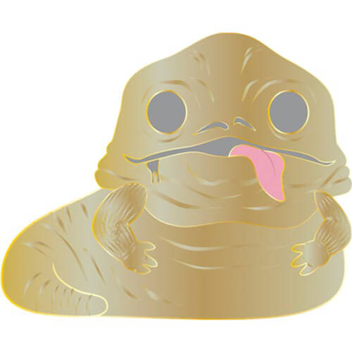 Jabba the Hutt 4" Pop! Emaille Pin Chase Ships 1 in 6