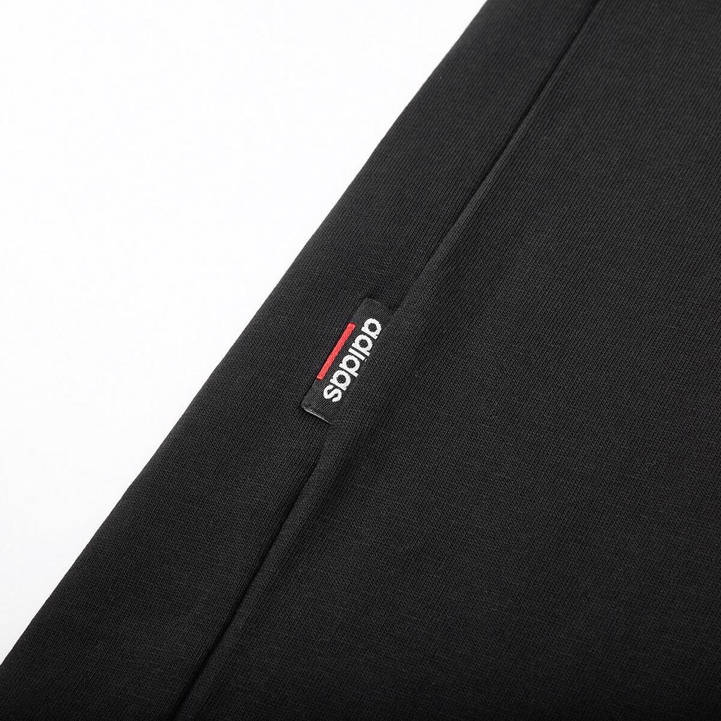 adidas Letter Round Neck Casual Pullover Comfortable Short Sleeve T-Shirt Unisex T-Shirts Black JJ0614