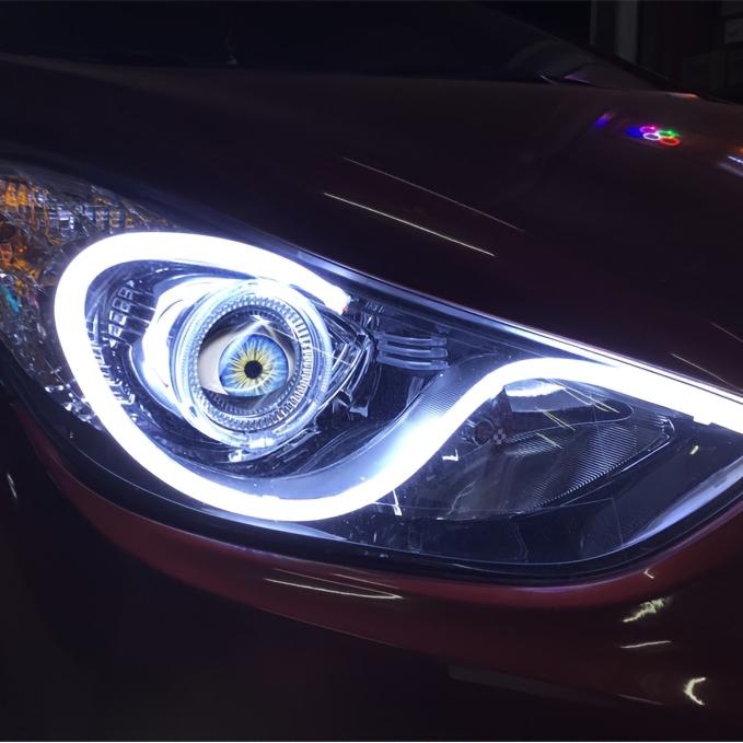 Dynamic Devil Eyes 3 Inch LED Lights 33 Models 12-36V Eyes Retrofit Kits for Car Motorcycle Accessories