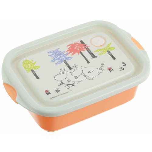Skater Food Container & Wet Towel Gift Set (1000 yen) Moomin Forest Made in Japan SET937