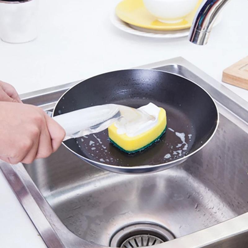 New Kitchen Sponge Brush Refill Cleaning Scrubber Washing Dish