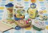 Skater Lunch Cloth for Made in Dinosaur Picture Kids, 43x43cm, Japan, Book, KB4-A
