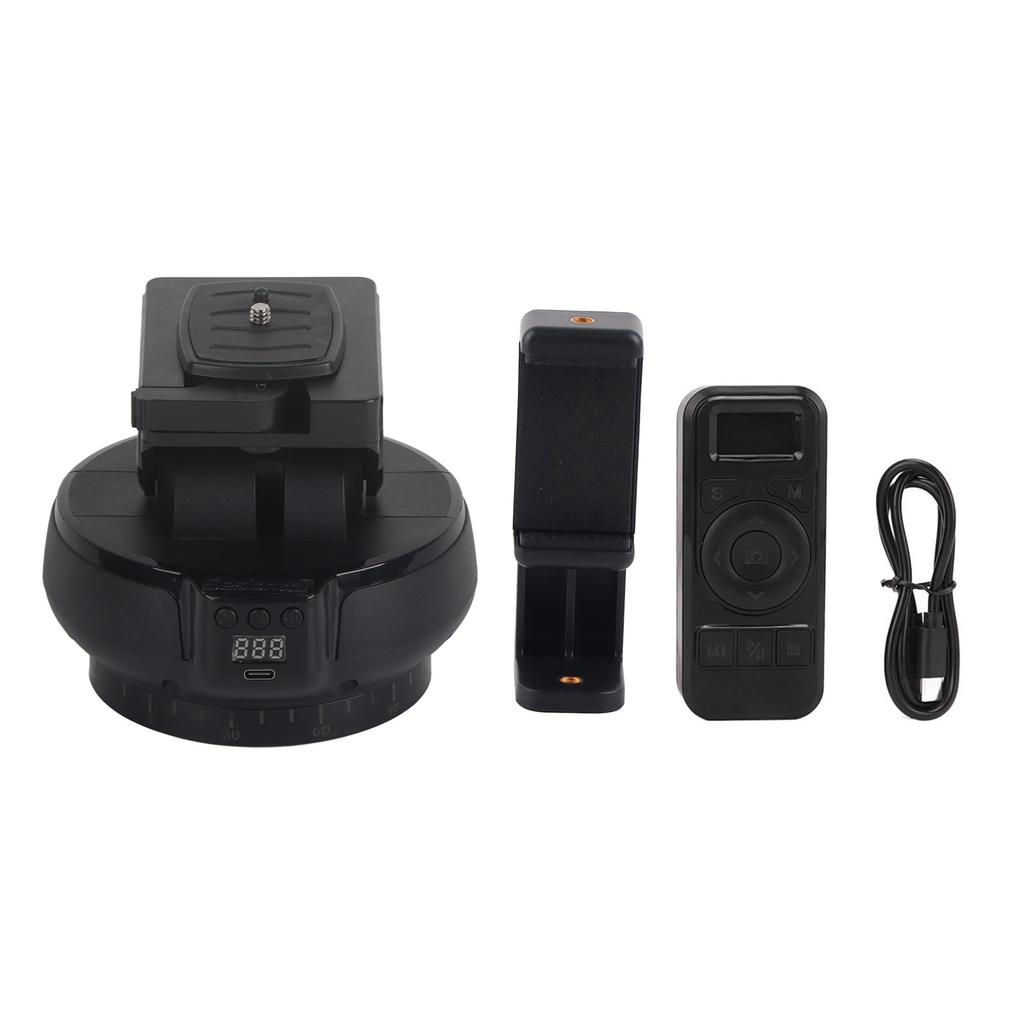 2.4G Motorized Panoramic Tripod Head Remote Control Pan Tilt Motorized Panoramic Head for Mobile Phone Camera