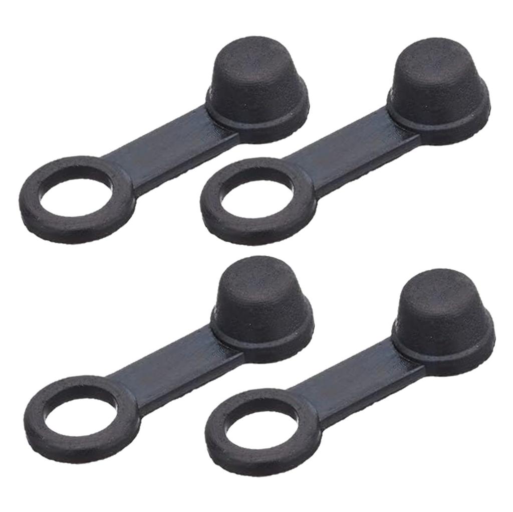 Bleeder Rubber Cap, Black, Set of 4 96476