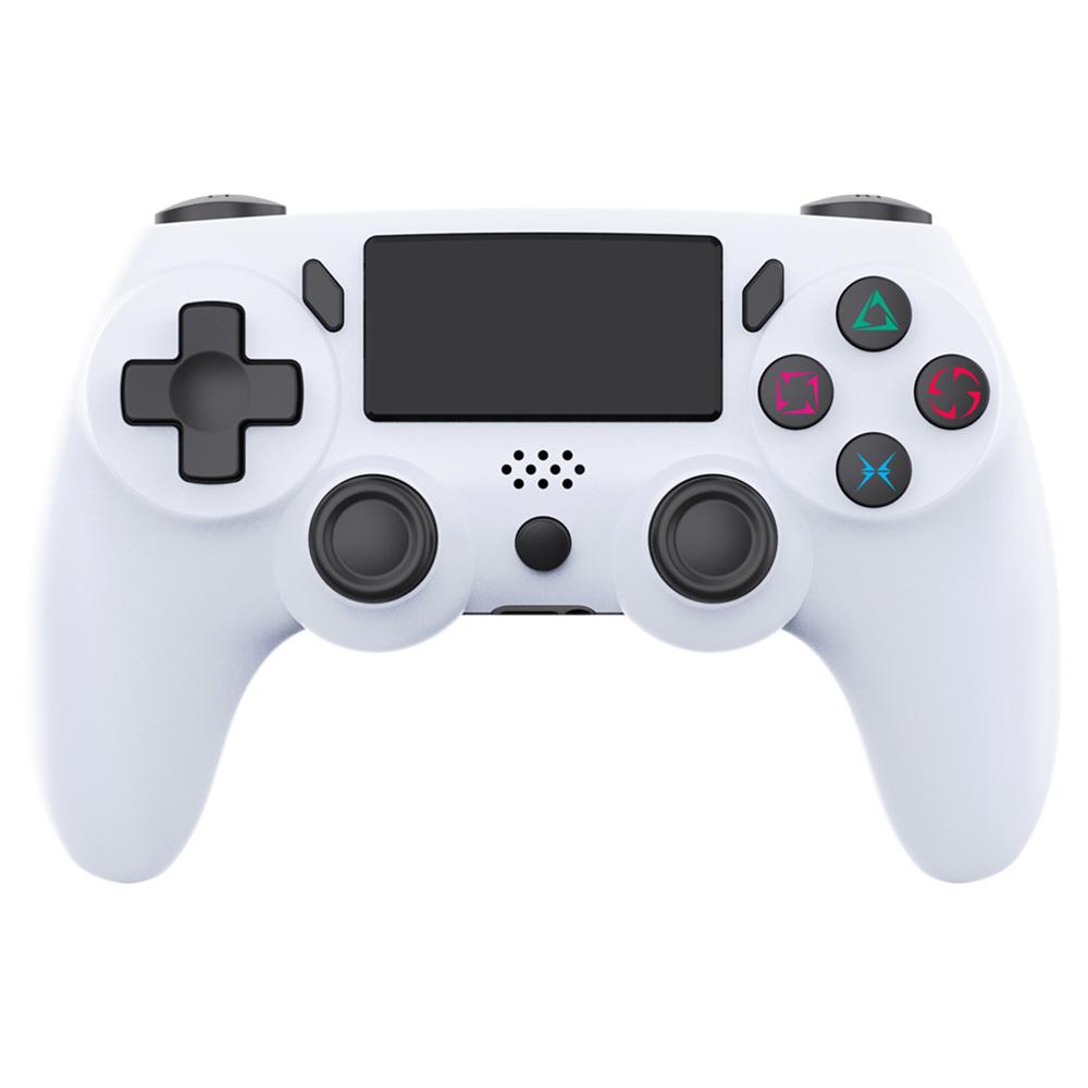 

P47 For PS4/PS3/PC Bluetooth-compatible Gamepad 6-Axis Gyroscope Dual Motor Vibration Game Controller White