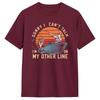 Harajuku T Shirt Beach Sorry Cant Talk Im On My Other Line T Shirts Funny Fishing Print 100 Cotton Tee Shirt for Unisex Y2K Tees