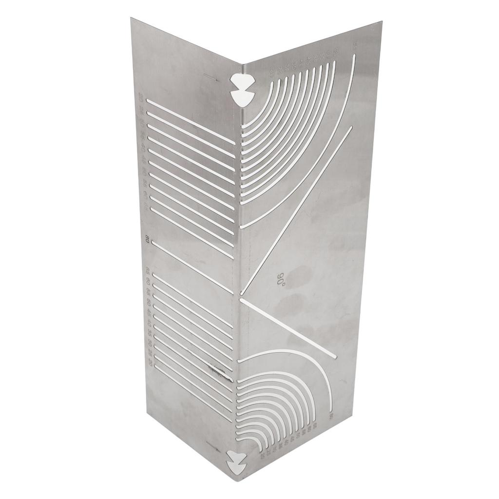 Winkelbogen Markierungswerkzeug Einstellbarer Linearbogen Doppelfunktionsanreißer Mehrzweck Metallmarkierungswerkzeug