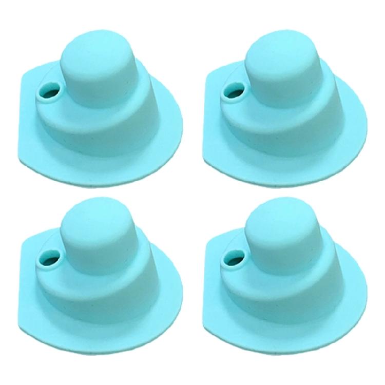 Set med 4 Silikonlockskydd Toppar Packningar För Vattenflaskor Läckagesäker Försegling Ersättning för Isolerade Muggar