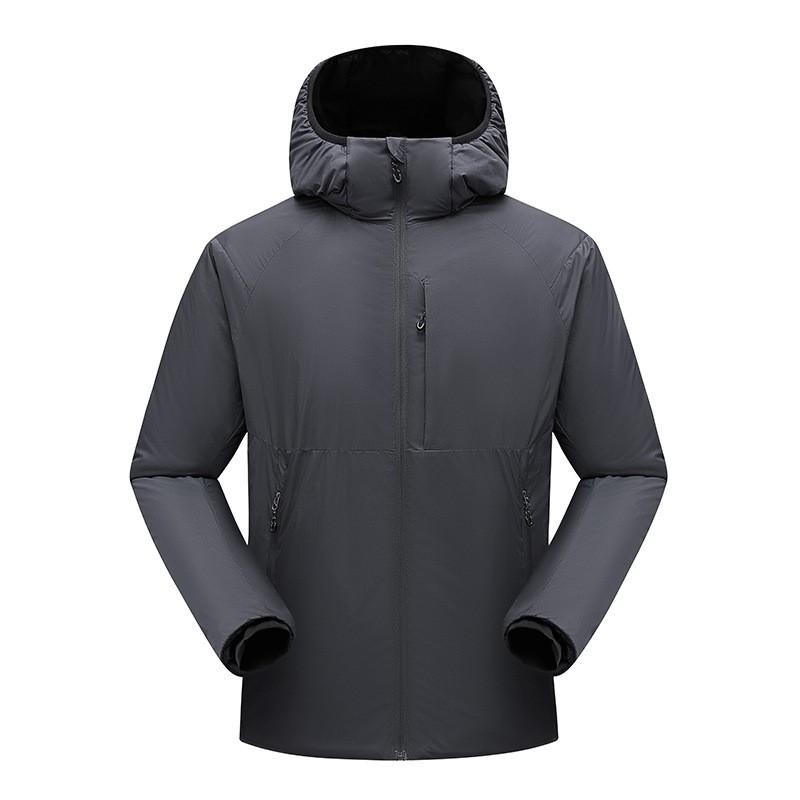 Lightweight Windproof Waterproof Hooded Cotton Puffer Jacket Men Women Winter Outdoor Casual Wear