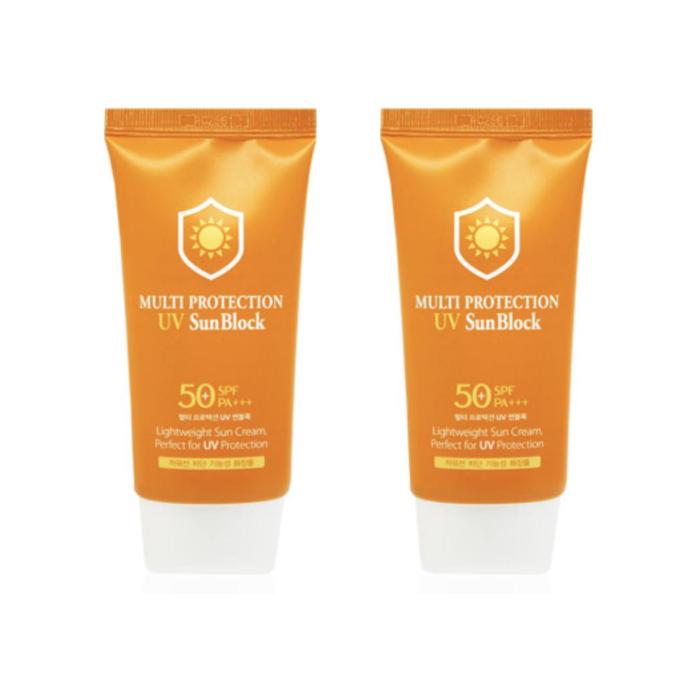 3W CLINIC Multi Protection UV Sun Block SPF50 70ml (3 Options)