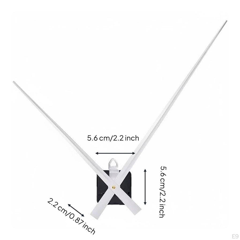 High Power Clock Movement Easy to Install DIY Large Wall set Accurate Timekeeping for