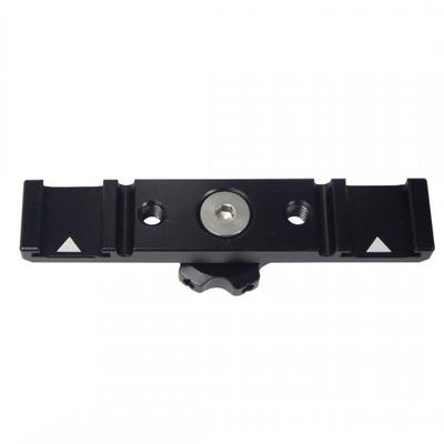 Professional Aluminum Double Hot Shoe Bracket For DSLR Camera Photography LED Video Light Microphone Accessories