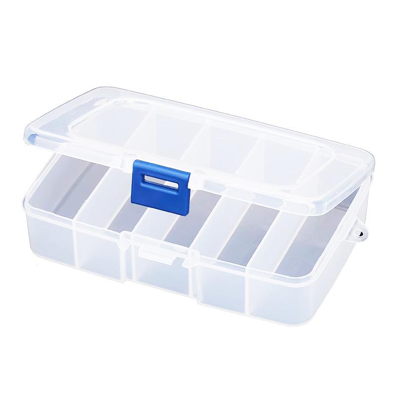 1pc Hair Clip Storage Case 5 Compartments Box For Hairpins Makeup Hair Tie Bobby Pins And Other Hair Accessories 599₽