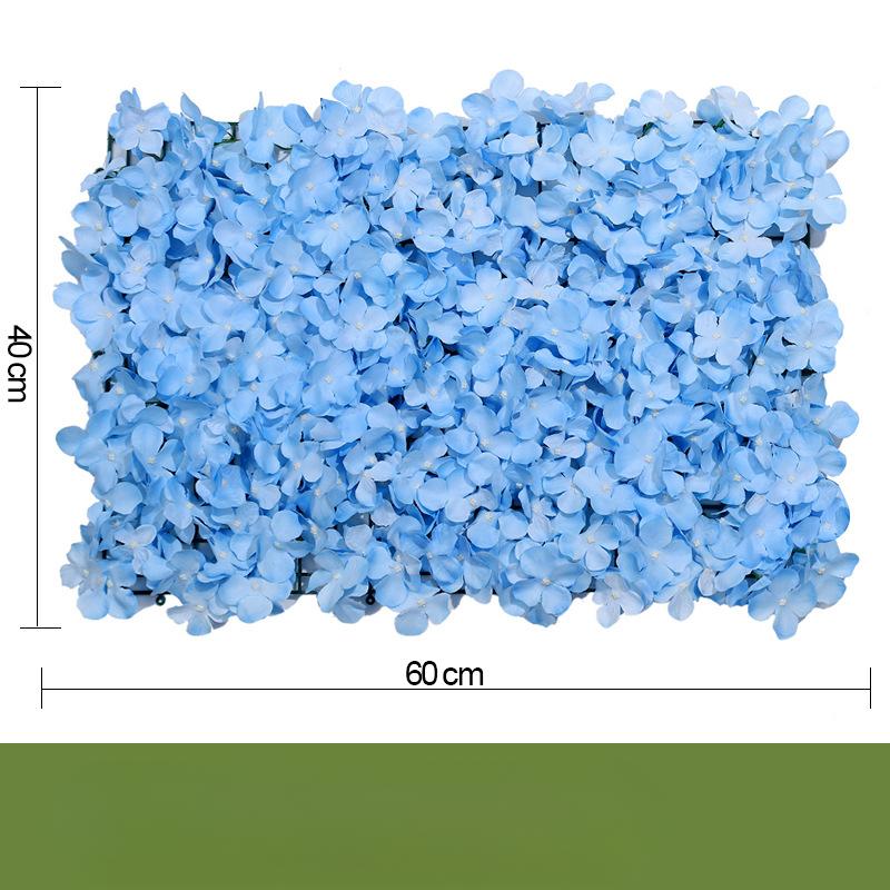Simulated Wedding Flowers Row Wedding Road Lead Artificial Hydrangea Simulated Plant Wall False Flower Background Wall Landscape Decoration