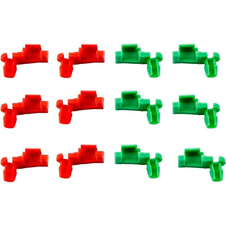 ANTS PART 6 Pairs Tailgate Handle Rod Retainer Clip, Left & Right | Replacement for 1999-2007 Chevy Silverado GMC Sierra 2007 Classic, OEM Numbers