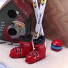 Dollhouse Mini Simulation Skating Shoes Prop Model For Kid Doll Roller Skates Decorative Gift Kids Toy Doll Accessories