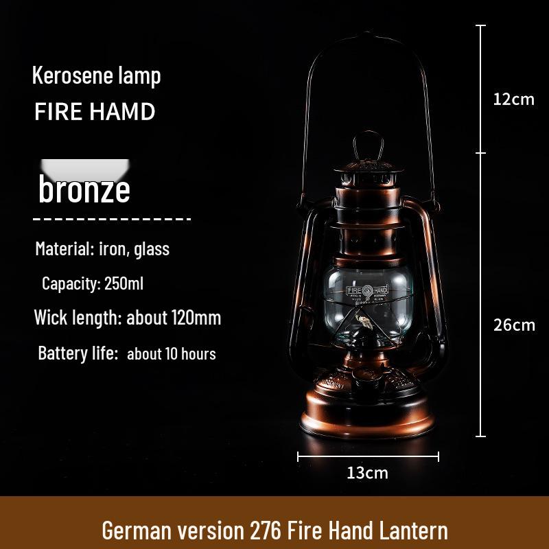 Cross 276 Retro Kerosene Camping Lantern: Outdoor Tent Atmosphere Light