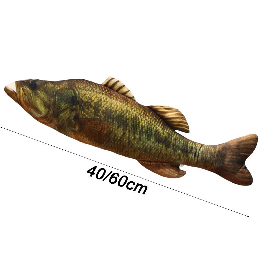 Soft Comfortable Simulation Fish Plush Toy 40/60cm Fish Cushion Pillow  Birthday Gifts