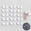 30Pcs Cute Angel Wings Nail Charms Luminous Mini Wing AB Flatback Resin Nail Accessories Jewelry DIY Decoration