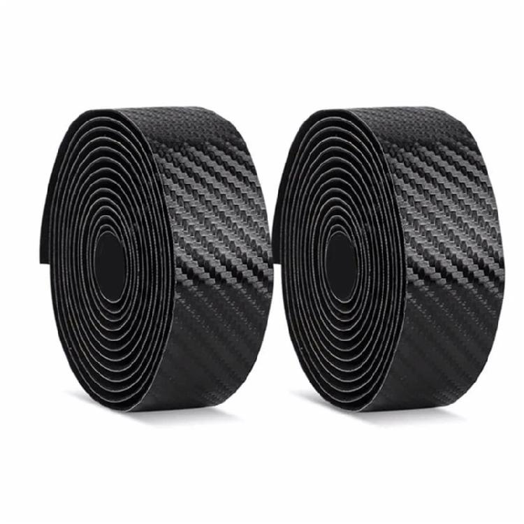 

2Pcs NonSlip Bikes Handlebars Tape AntiVibration Wrap Sweat Absorbing Bicycles Handlebar Tape Easily to Install чорний