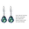 1 Pair Dangling Earrings Comfortable Wearing Wear-Resistant Faux Crystal Women Ear Hooks for Banquet