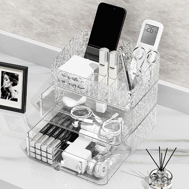 Luxury Desktop Cosmetic Storage Drawer - Makeup and Skincare Organizer