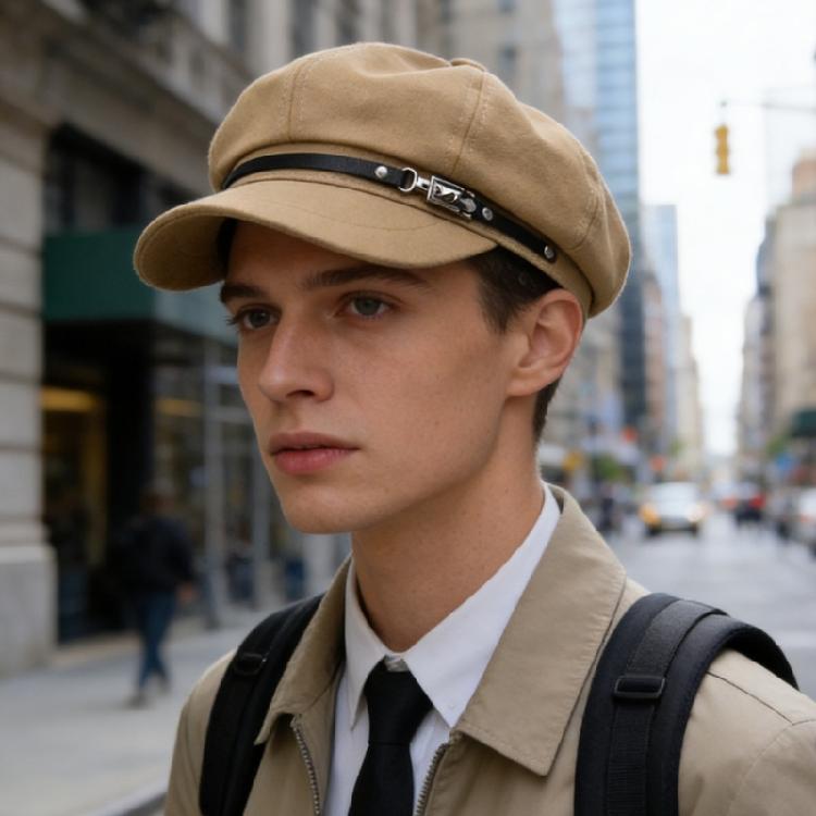 Trendy Berets Decorative Charm Unisex Headwear Accessory for Women Men Cabbie Hat for Halloween Cosplay Party Outfit