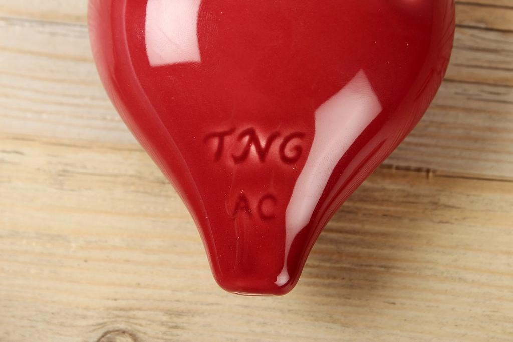 TNG Ocarina Musical Instrument [6 HolesAltoRed] High Class C Tone AC Single (with Strap) Ocarina Wind Orchestra Glaze Finish