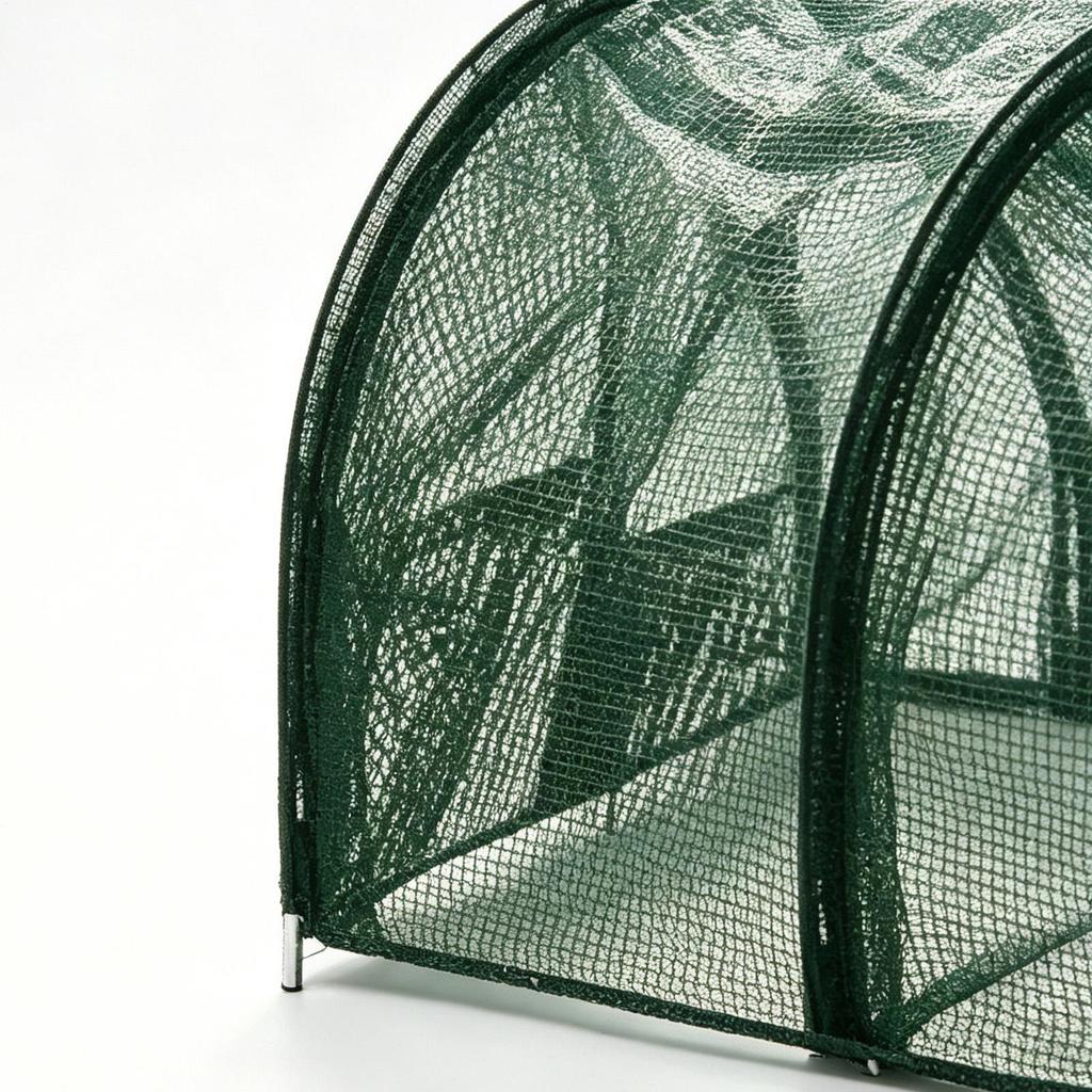 300X45cm Foldable Chicken Tunnel, Flexible Outdoor Pet Run, Quick Install Yard Tunnel for Ducks Geese Rabbits Small Pets Chicks