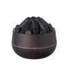 Creative Flame Wood Grain Humidifier 300ml Capacity Indoor Aromatherapy Machine  Desktop