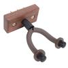 Guitar Wall Mount U Shaped Holds 11.02 To 22.05lbs Walnut Guitar Hanger Hook for Banjo Bass