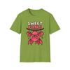 Unisex Softstyle T-Shirt Sweet Fang Funny Pink Bat Candy Halloween Cute Vampire